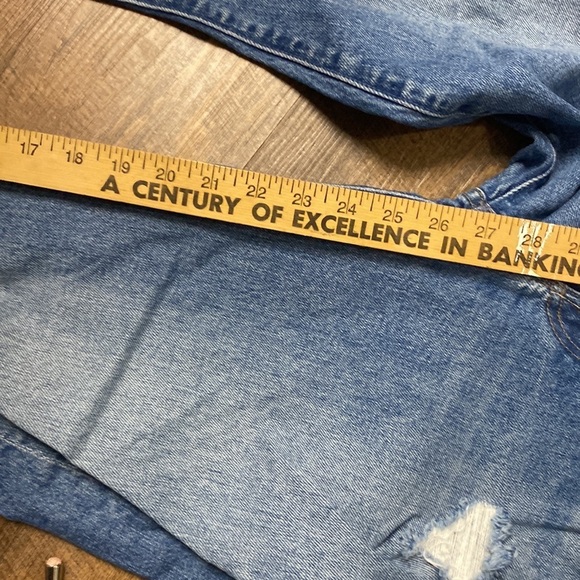 MOTHER THE INSIDER ANKLE DOOM & BLOOM HI RISE ANKLE FLARE BOOTCUT STRETCH DENIM - Picture 12 of 16